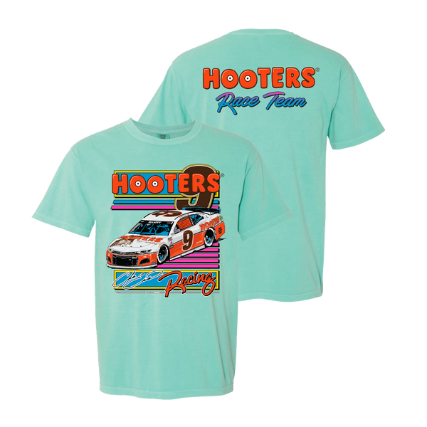 Chase Elliott Throwback Race T-Shirt (Chalky Mint)