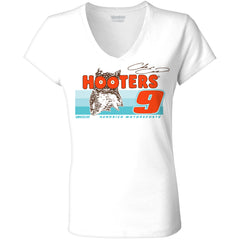 Chase Elliott 2022 Hendrick Motorsports Ladies V-Neck Shirt