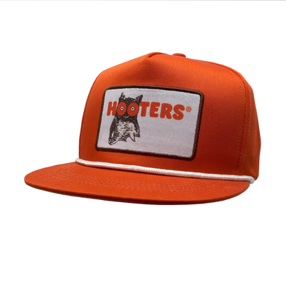 5 Panel Orange Rope Hooters Trucker