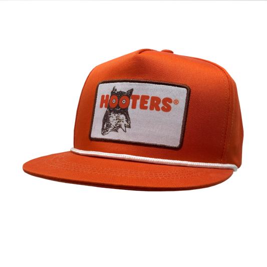 5 Panel Orange Rope Hooters Trucker