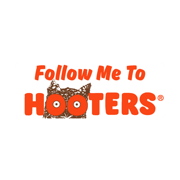 Follow Me Souvenir Decal-Hooters Online Store