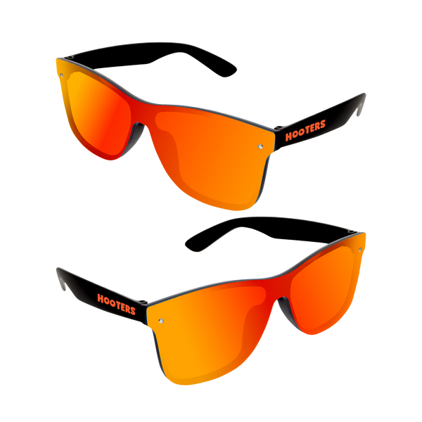 Souvenir Orange Mirrored Sunglasses-Hooters Online Store