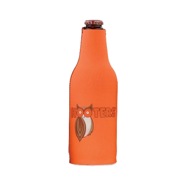 Hooters Bottle Koozie (Orange)