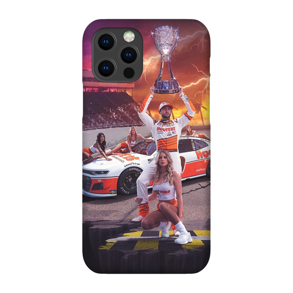 Chase Elliott Trophy Photo iPhone Case